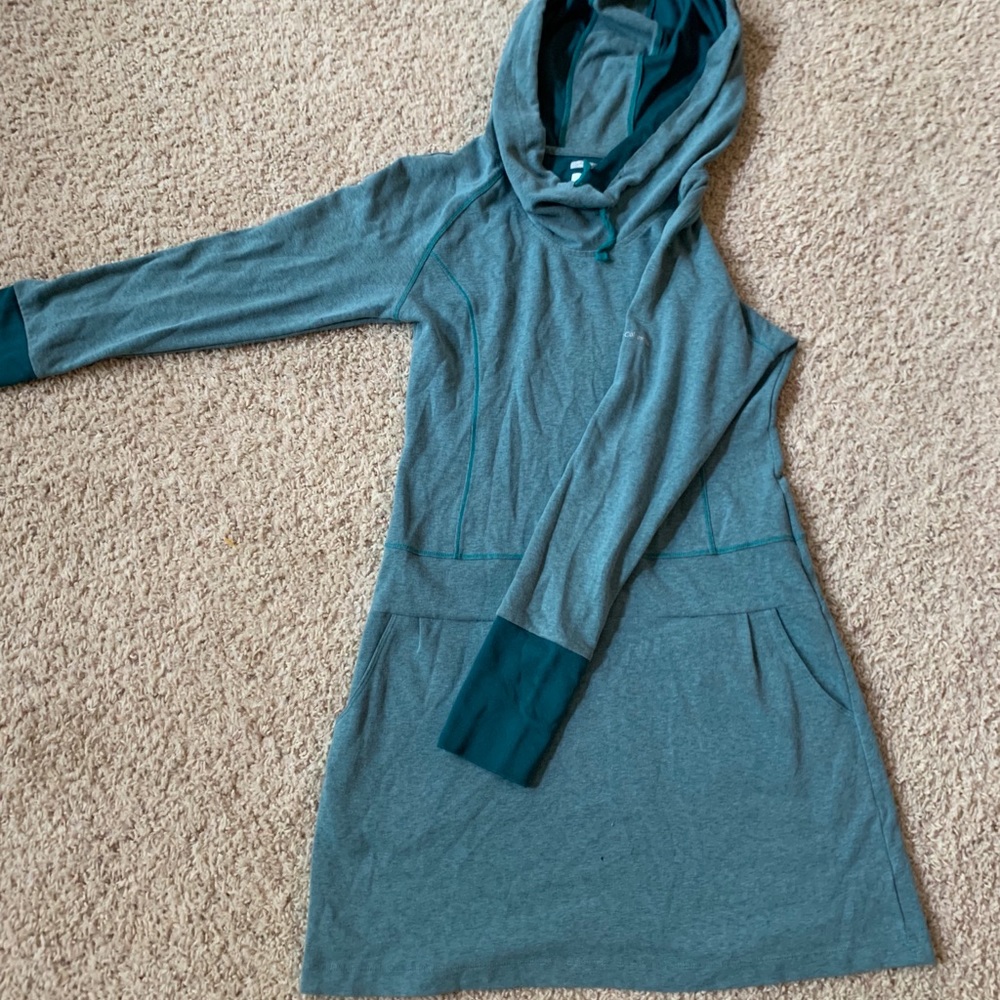 Blue Columbia sweatshirt dress
